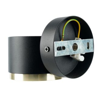Светильник настенный Feron HL4598 Barrel DUET 12W, 230V, GX53, черный + золото IP20, 52019