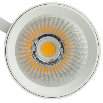 Светодиодный светильник Feron TR Reflex трековый на шинопровод 40W, 3500 Lm, 4000К, 36 градусов, белый, 3х фазный с функцией выбора мощности, 52058
