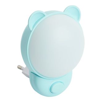 Светильник ночник Feron FN1171 1.2W 220V, синий, 52060