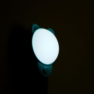 Светильник ночник Feron FN1171 1.2W 220V, синий, 52060