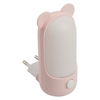 Светильник ночник Feron FN1172 0,8W 220V, розовый, 52061