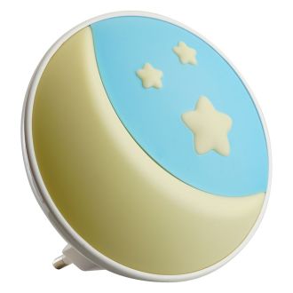 Светильник ночник Feron FN1173 0,6W 220V, желтый, 52062