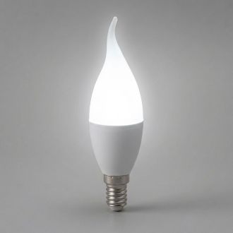 Лампа светодиодная Feron LB-980 Свеча на ветру E14 15W 175-265V 4000K, 52075