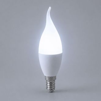 Лампа светодиодная Feron LB-980 Свеча на ветру E14 15W 175-265V 6400K, 52076