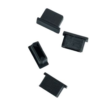 Заглушка без отверстия для профиля CAB262, LD374 (комплект 4шт), Feron, 52092