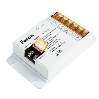 Контроллер RGB с пультом, таймером и визуализатором звука, 12-24-48V, Feron LD483, 52098