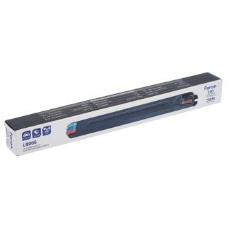 Трансформатор для светодиодной ленты с диммированием 200W 24V IP20, клипсы, LB006, Feron, 52131