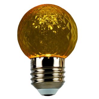 Лампа светодиодная Feron LB-385 Шарик желтый прозрачный E27 1W 230V, 52161