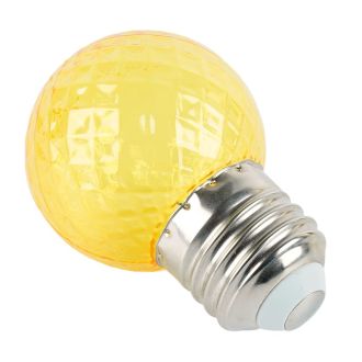 Лампа светодиодная Feron LB-385 Шарик желтый прозрачный E27 1W 230V, 52161
