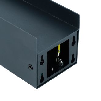 Розетка уличная Feron TM200, 220-230V, 16A, IP44, 70*70*300мм, черный, 52184