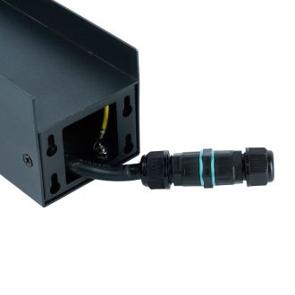 Розетка уличная Feron TM200, 220-230V, 16A, IP44, 70*70*300мм, черный, 52184