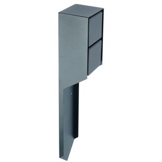 Розетка уличная Feron TM201, 220-230V, 16A, IP44, 70*60*380мм, черный, 52185