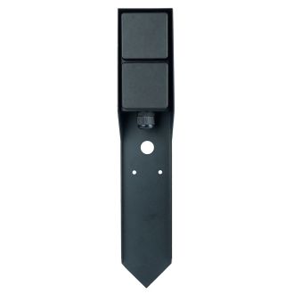 Розетка уличная Feron TM201, 220-230V, 16A, IP44, 70*60*380мм, черный, 52185