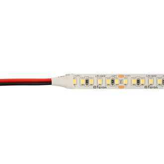 Светодиодная LED лента Feron LS502, 180SMD(2835)/м 16Вт/м 24V 30000*10*1.22мм 3000К 30м IP20, 53089