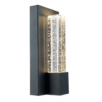 Светильник уличный светодиодный Feron DH2201 Катар 5W, 90*43*210мм, 3000К, черный (на стену вверх), 53093