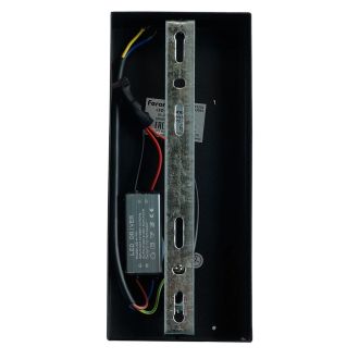 Светильник уличный светодиодный Feron DH2201 Катар 5W, 90*43*210мм, 3000К, черный (на стену вверх), 53093