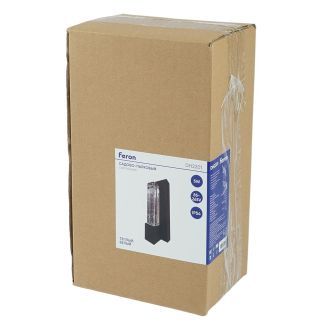 Светильник уличный светодиодный Feron DH2201 Катар 5W, 90*43*210мм, 3000К, черный (на стену вверх), 53093