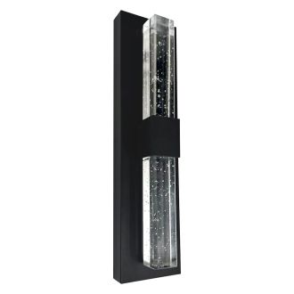 Светильник уличный светодиодный Feron DH2202 Катар 10W, 90*43*360мм, 3000К, черный (на стену вверх/вниз), 53094