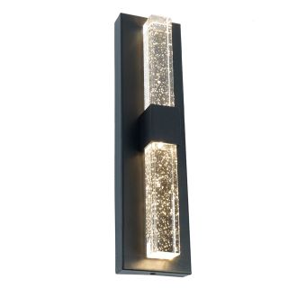 Светильник уличный светодиодный Feron DH2202 Катар 10W, 90*43*360мм, 3000К, черный (на стену вверх/вниз), 53094