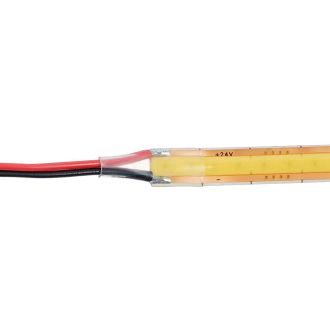 Лента светодиодная COB 720SMD(2110) 10Вт/м 24V 5000*8*1.8мм IP20 3000К, LS536 FERON СВОБОДНЫЙ РЕЗ, 53097