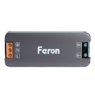 Трансформатор электронный для светодиодной ленты 48W 24V 93*33.8*13мм IP20 (драйвер), LB010 FERON, 53144