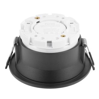 Светильник потолочный встраиваемый, 15W 230V GX53, черный, круг, без лампы, DL512, Feron, 53306