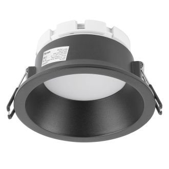 Светильник потолочный встраиваемый, 15W 230V GX53, черный, круг, без лампы, DL512, Feron, 53306