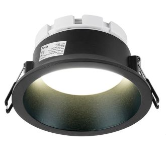 Светильник потолочный встраиваемый, 15W 230V GX53, черный, круг, без лампы, DL512, Feron, 53306
