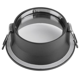 Светильник потолочный встраиваемый, 15W 230V GX53, черный, круг, без лампы, DL513, Feron, 53308