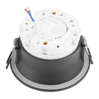 Светильник потолочный встраиваемый, 15W 230V GX53, черный, круг, без лампы, DL513, Feron, 53308