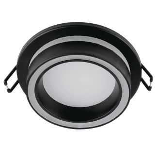 Светильник потолочный встраиваемый, 15W 230V GX53, черный, круг, без лампы, DL514, Feron, 53310