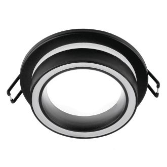 Светильник потолочный встраиваемый, 15W 230V GX53, черный, круг, без лампы, DL514, Feron, 53310