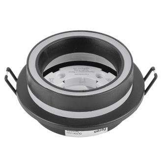 Светильник потолочный встраиваемый, 15W 230V GX53, черный, круг, без лампы, DL514, Feron, 53310