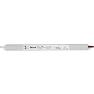 Трансформатор электронный для светодиодной ленты 36W 12V IP67 (драйвер), LB011 FERON, 53314