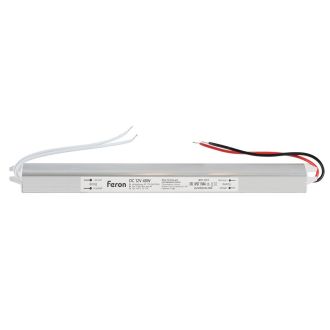 Трансформатор электронный для светодиодной ленты 48W 12V (драйвер), LB011 FERON, 53315