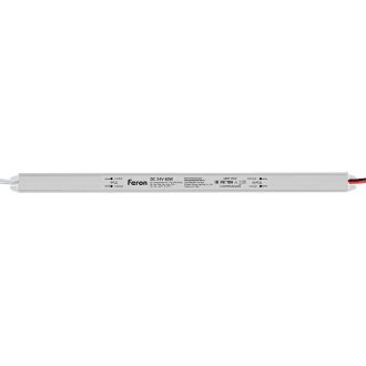 Трансформатор электронный для светодиодной ленты 60W 24V IP67 (драйвер), LB011 FERON, 53322
