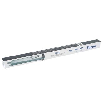 Трансформатор электронный для светодиодной ленты 72W 24V IP67 (драйвер), LB011 FERON, 53323