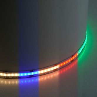 Лента светодиодная 784SMD(2110)/ 19Вт/м 24V 5000*12*2.3мм RGB+3000К, IP20, LS537 FERON, 53333