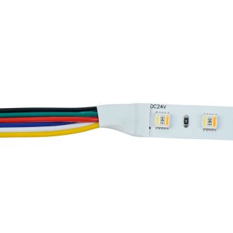 Лента светодиодная 60SMD(5050) RGBW-MIX 5 в 1 20Вт/м 24V 5000*12*1.44 мм RGB+2300К+6500K, IP20, LS508 FERON, 53336