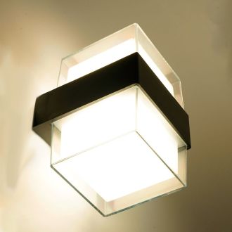 Светильник уличный светодиодный Feron.One DH2402-P, 10W, 720Lm, 3000K, черный, пластик, 53391