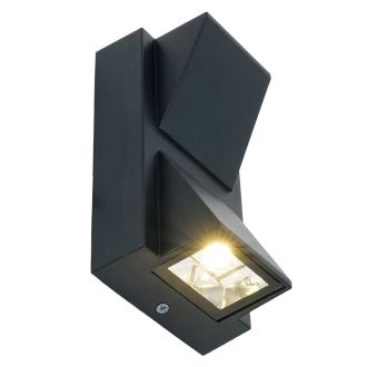 Светильник уличный светодиодный Feron.One DH103-P, 2*3W, 400Lm, 3000K, черный, пластик, 53393