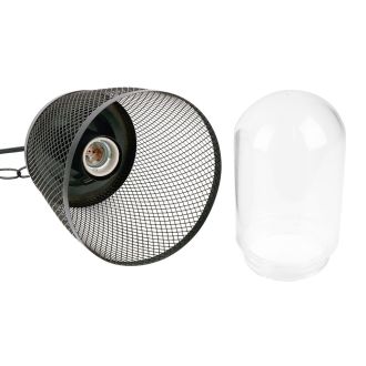 Светильник садово-парковый Feron PL805 на стену вниз 100W 230V E27, черный, 53396