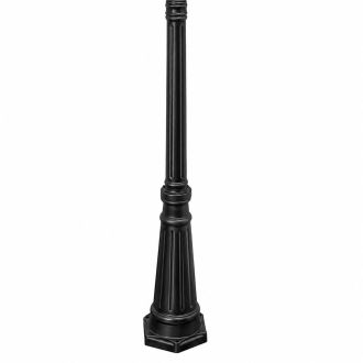 Светильник садово-парковый Feron 8315/PL8315 столб 3*100W E27 230V, черный, 53399