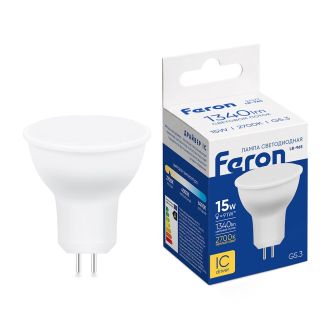 Лампа светодиодная Feron LB-965 MR16 G5.3 15W 175-265V 2700K, 53479
