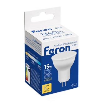 Лампа светодиодная Feron LB-965 MR16 G5.3 15W 175-265V 2700K, 53479