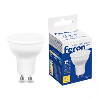 Лампа светодиодная Feron LB-965 MR16 GU10 15W 175-265V 2700K, 53482
