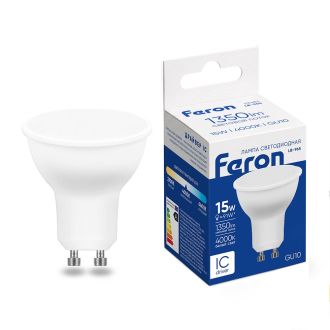 Лампа светодиодная Feron LB-965 MR16 GU10 15W 175-265V 4000K, 53483