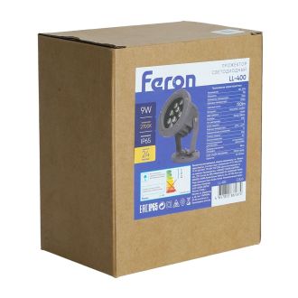 Светодиодный светильник ландшафтно-архитектурный Feron.One LL-400 185-235V 9W 2700K IP65, 53520