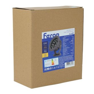 Светодиодный светильник ландшафтно-архитектурный Feron.One LL-401 185-235V 12W 2700K IP65, 53522