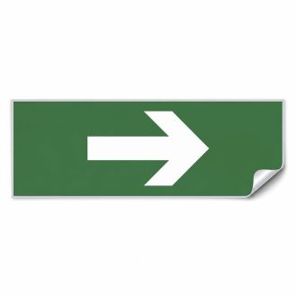 Самоклеящаяся этикетка INFO EL011 Стрелка 330х120мм, Feron, 53712 (комплект 5 шт.)